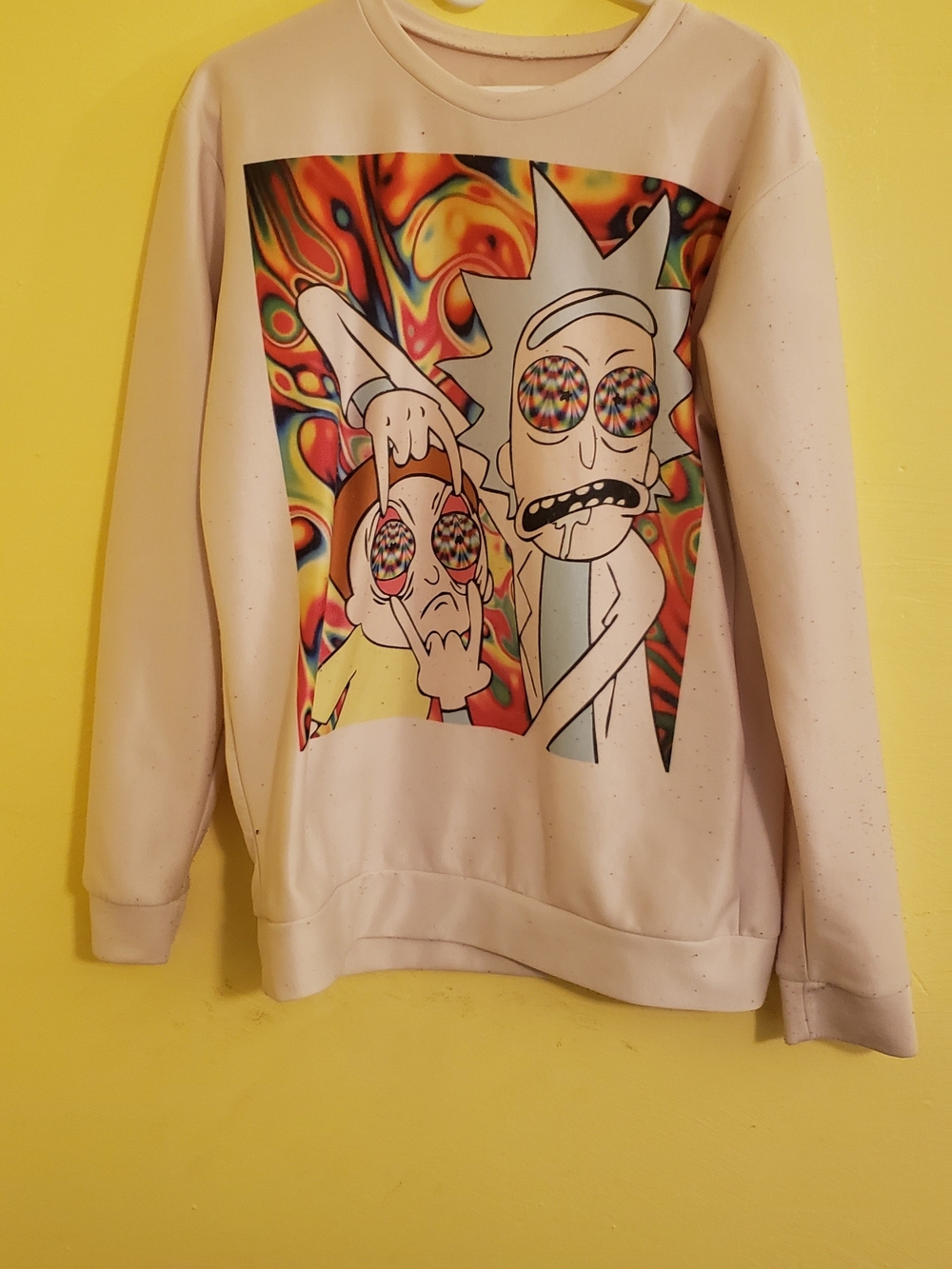 Graphic Rick & Morty Beige Crewneck Sweatshirt